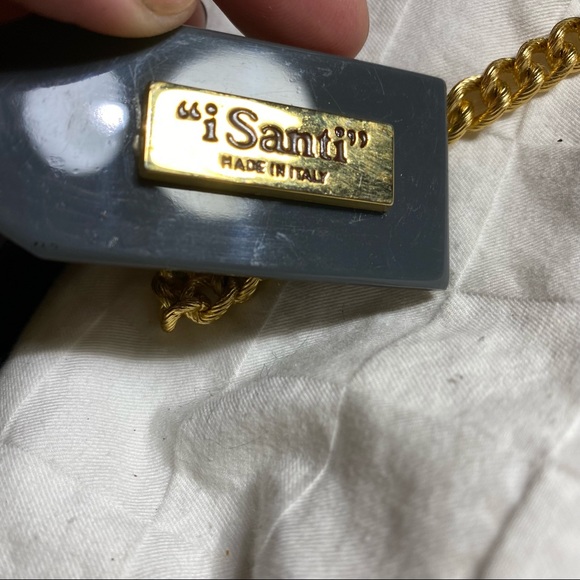 I Santi Acrylic Shoulder Purse Made in Italy - Picture 7 of 7